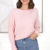 Tops Salty Crush | Joanne Knit Top - Pink