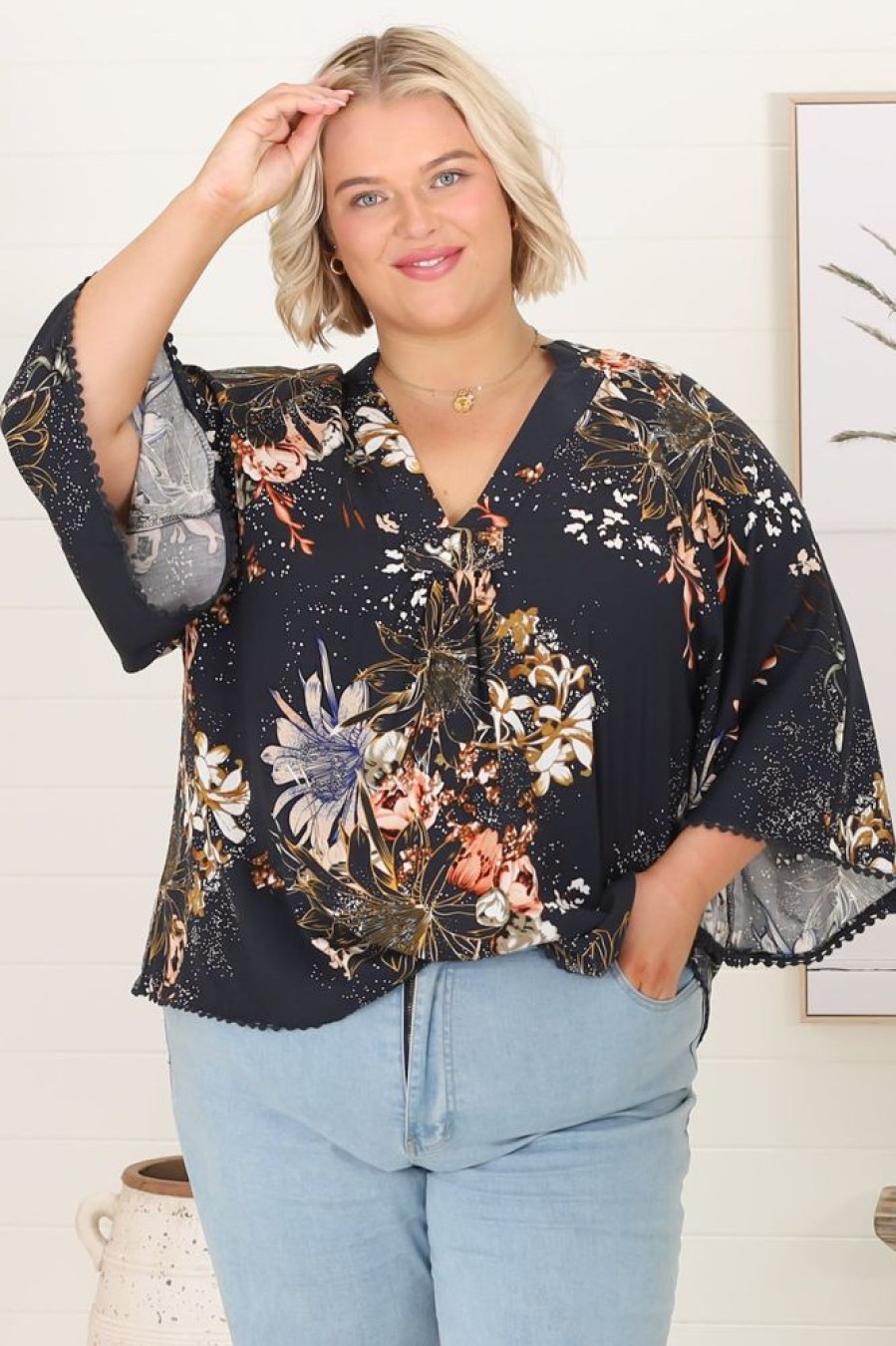 Tops JAASE | Gabriella - Indigo Top