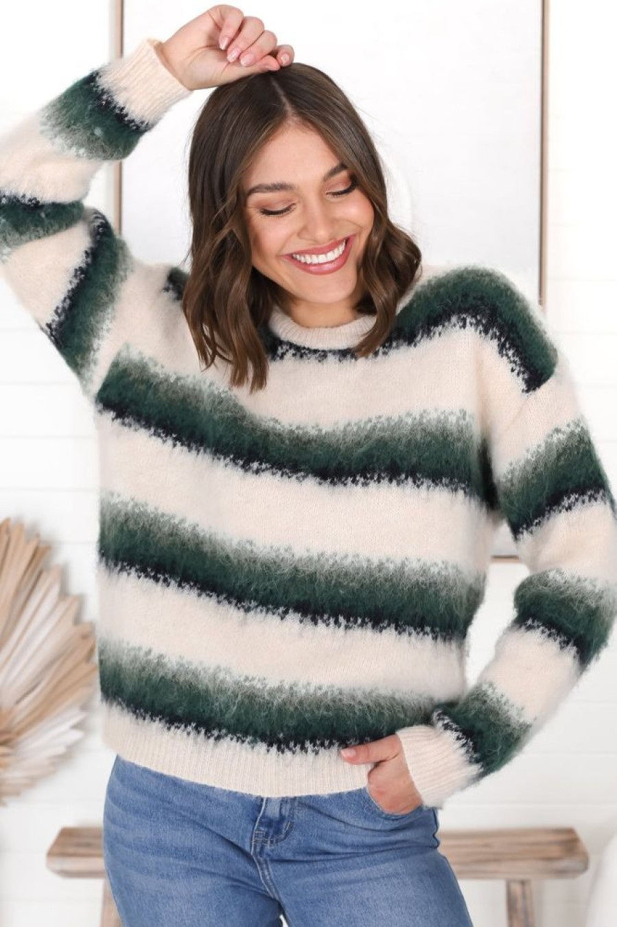Jackets/Knitwear Salty Crush | Nomad Jumper - Green