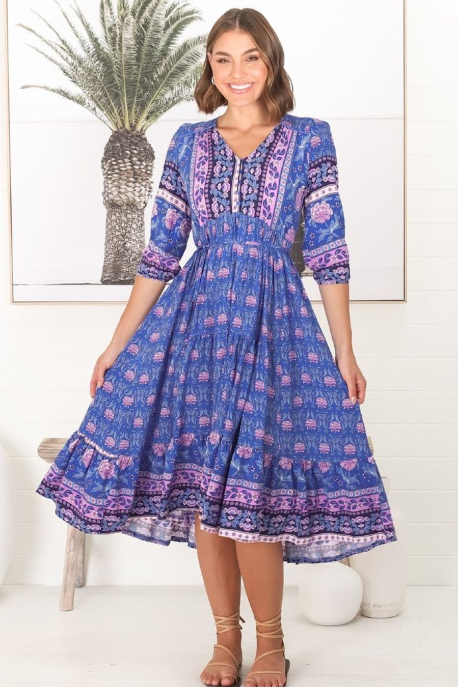 Jaase JAASE | Eve - Bluey Midi Dress