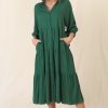 Dresses Salty Crush | Zaraha Midi Dress - Green