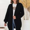 Jackets/Knitwear Salty Crush | Amanda Cardigan - Black