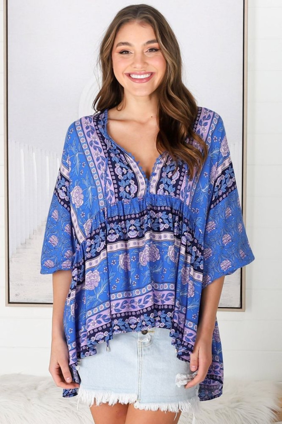 Tops JAASE | Chloe - Bluey Top