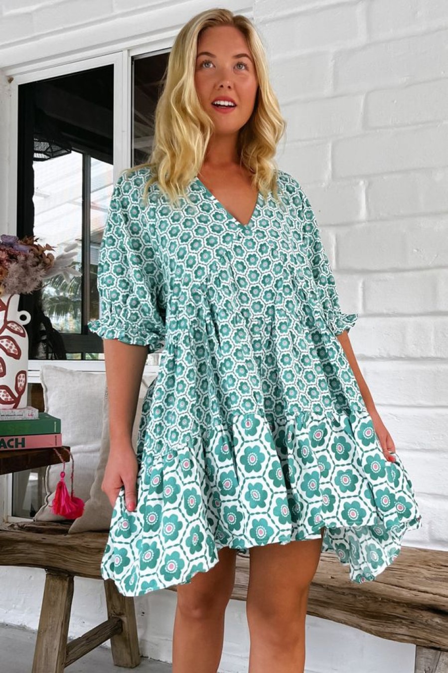 Jaase jaase | Petal - Watermelon Sugar Mini Dress