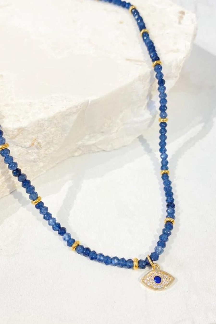 Accessories ANGELS WHISPER | Evil Eye Stone Beaded Necklace