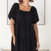 Dresses Salty Crush | Harlow Mini Dress - Black