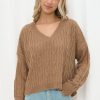 Jackets/Knitwear Salty Crush | Baker Jumper - Brown
