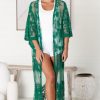 Tops Salty Crush | Haylo Kimono - Emerald