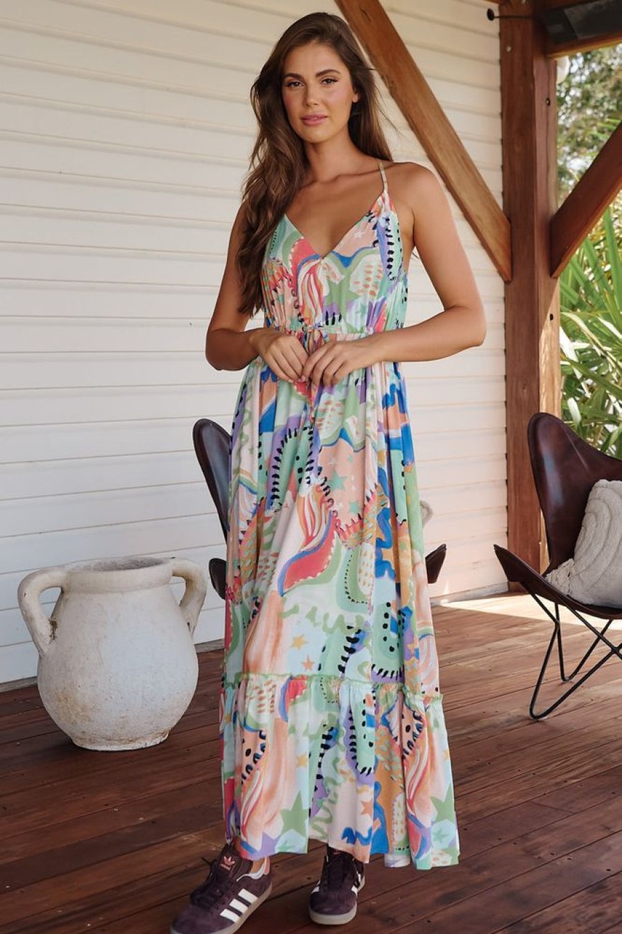 Jaase JAASE | Reef Maxi Dress - Electric Feels