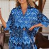 Tops jaase | Cabana Shirt - Tranquil Tides