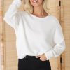 Jackets/Knitwear Salty Crush | Joanne Knit Top - Off White