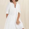 Dresses Salty Crush | Ayva Mini Dress - Off White