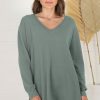 Jackets/Knitwear Salty Crush | Mayanna Jumper - Sage Green