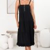 Dresses Salty Crush | Ayala Midi Dress - Black