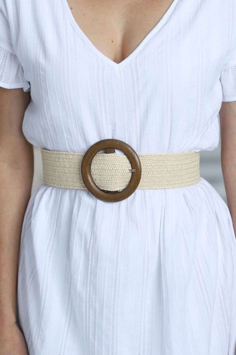 Accessories Salty Crush | Inka Belt - Cream