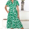 Dresses Salty Crush | Careena Midi Dress - Green