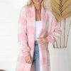 Jackets/Knitwear Salty Crush | Adelen Cardigan - Soft Pink