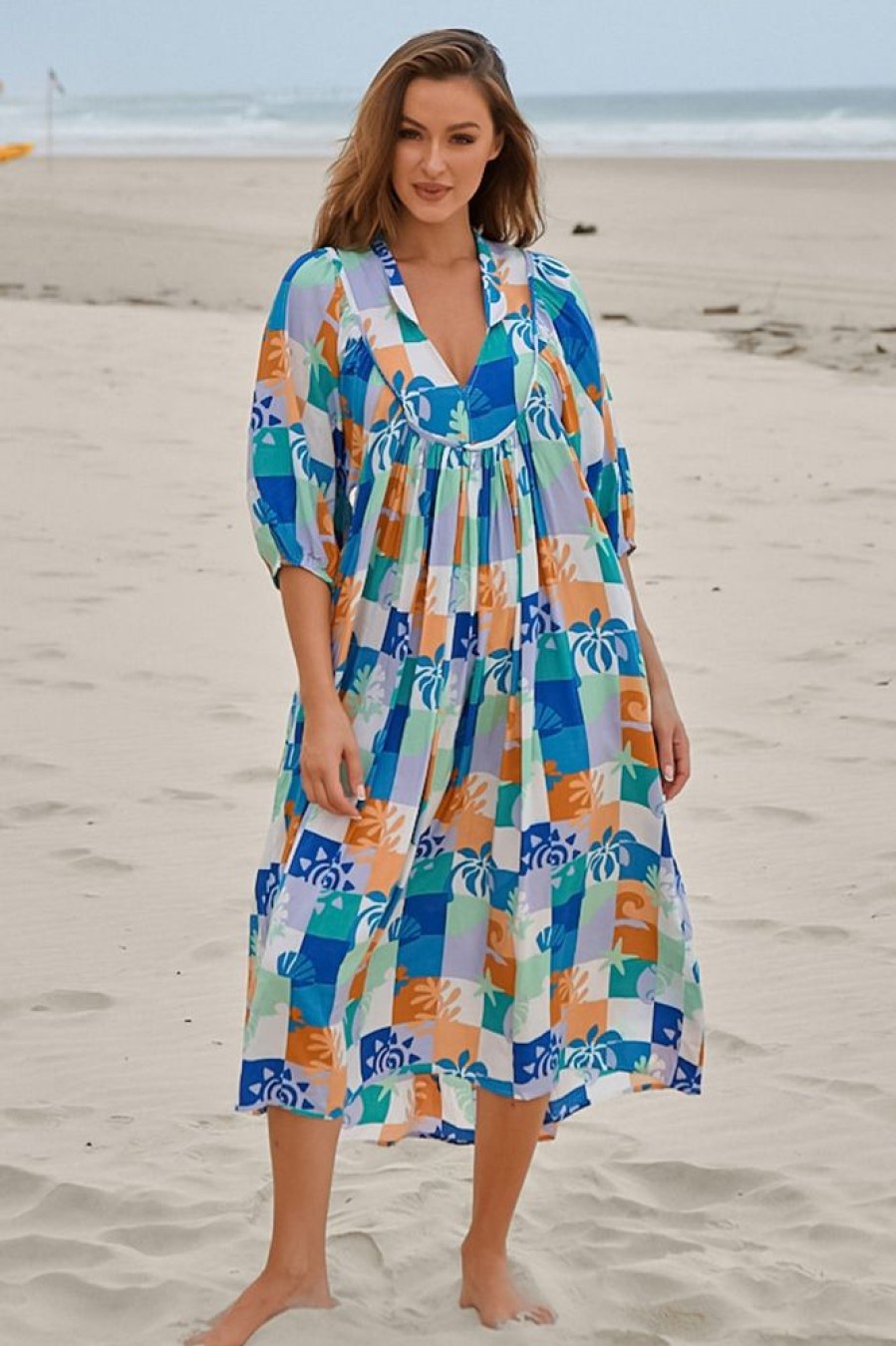 Jaase jaase | Boheme - Tides Midi Dress