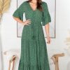 Dresses Salty Crush | Tillie Maxi Dress - Green