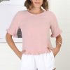 Tops Salty Crush | Adria Top - Pink