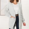 Jackets/Knitwear Salty Crush | Lorena Cardigan - Grey