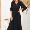 Dresses Salty Crush | Alba Maxi Dress - Black