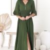 Dresses Salty Crush | Alba Maxi Dress - Olive