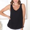 Tops Salty Crush | Arie Top - Black