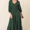 Dresses Salty Crush | Lellah Midi Dress - Green