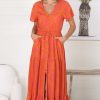 Dresses Salty Crush | Havanah Maxi Dress - Orange