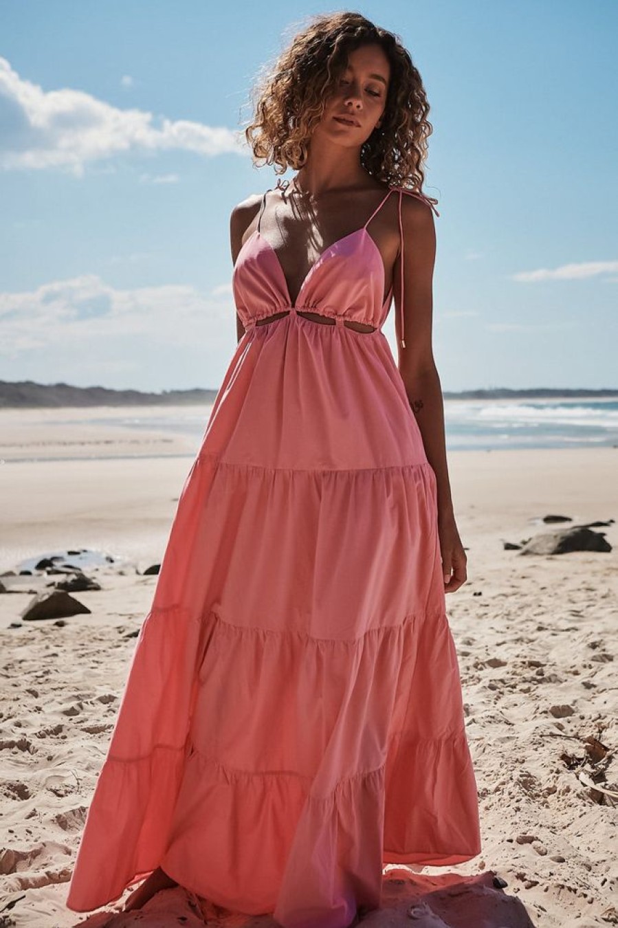 Jaase JAASE | Benita - Cotton Candy Maxi Dress - Pink