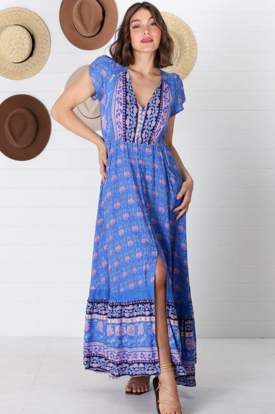 Jaase JAASE | Carmen - Bluey Maxi Dress