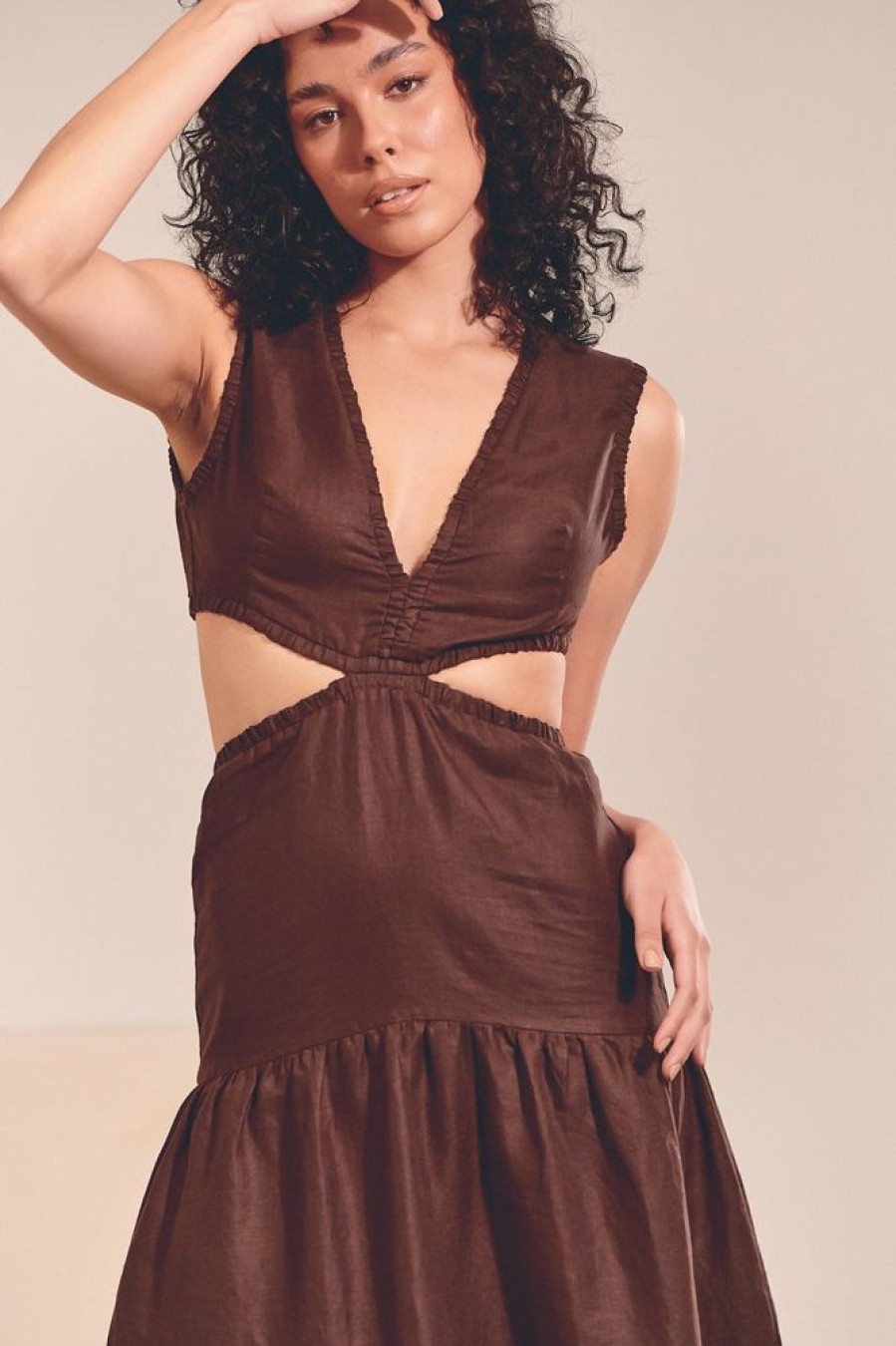 Dresses JAASE | April Maxi Dress - Chocolate