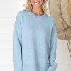 Jackets/Knitwear Salty Crush | Zollana Jumper - Blue