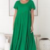 Dresses Salty Crush | Allegra Midi Dress - Green