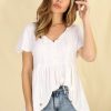 Tops Salty Crush | Kellen Top - White