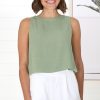 Tops Salty Crush | Kaydee Top - Khaki