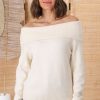 Jackets/Knitwear Salty Crush | Angie Knit Jumper - Cream