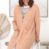 Jackets/Knitwear Salty Crush | Mireena Cardigan - Orange