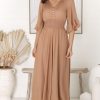 Dresses Salty Crush | Alba Maxi Dress - Sand