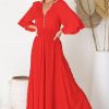 Dresses Salty Crush | Alba Maxi Dress - Red