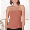 Tops Salty Crush | Kavala Top - Rust