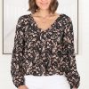 Tops Salty Crush | Grace - Alayna Top - Black