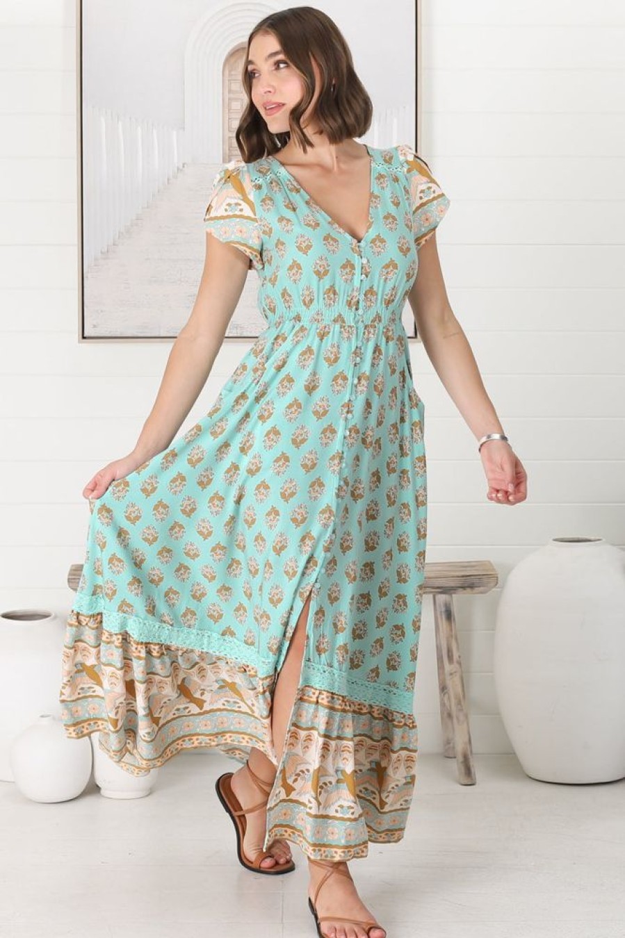 Jaase jaase | Carmen - Aquarius Maxi Dress