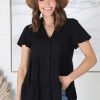 Tops Salty Crush | Barila Top - Black