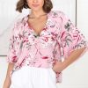 Tops JAASE | Gabriella - Pink Lotus Top