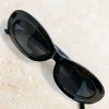 Accessories ANGELS WHISPER | Ella Oval Sunglasses - Black