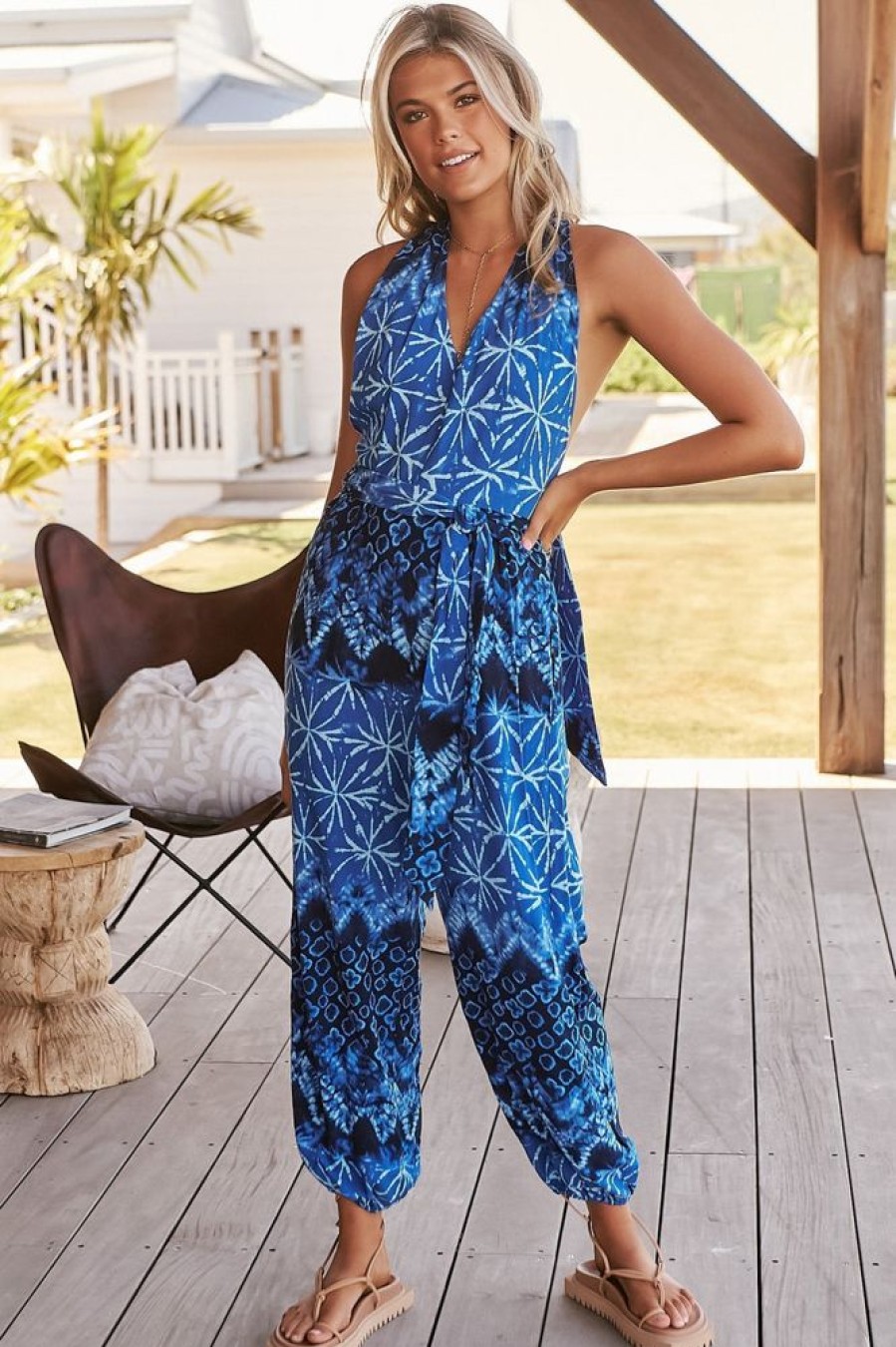 Jaase jaase | Libby Jumpsuit - Tranquil Tides
