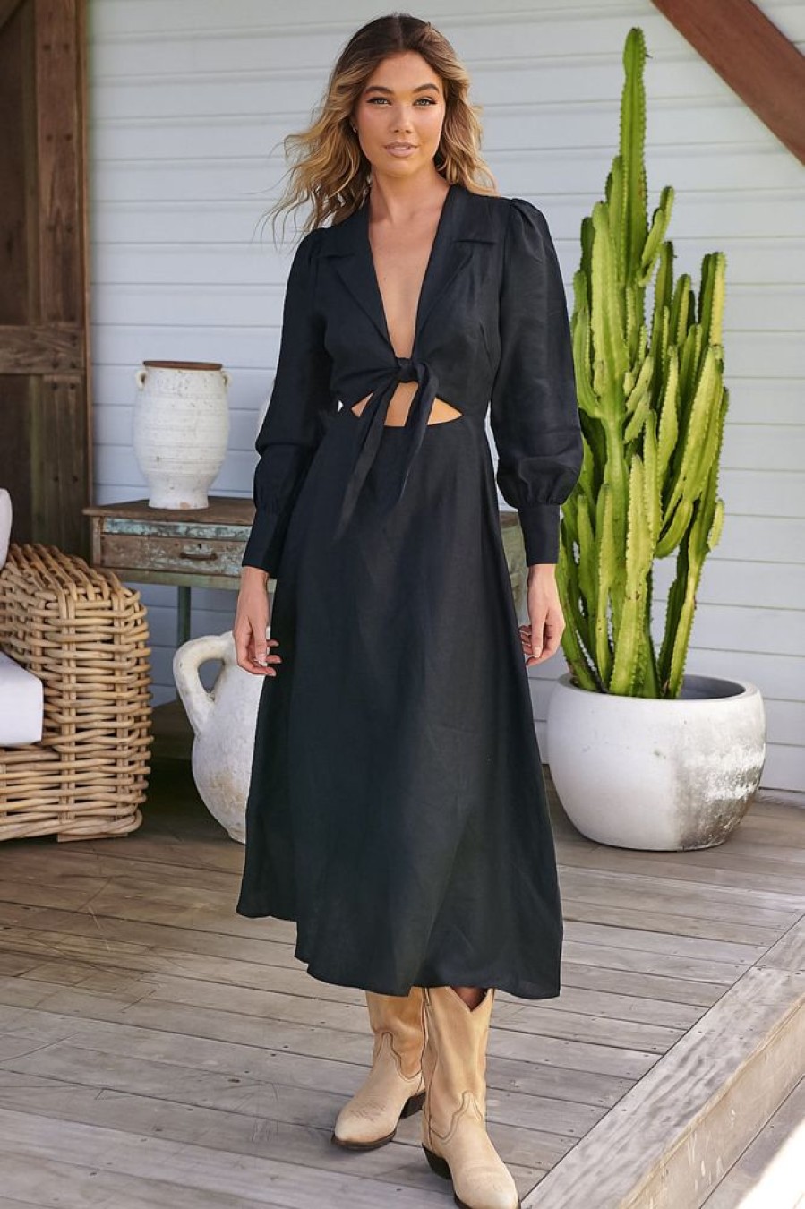 Jaase JAASE | Jules Midi Dress - Black