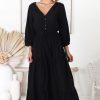 Dresses Salty Crush | Mia Maxi Dress - Black